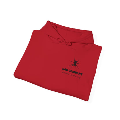 Spider Design Unisex Heavy Blend™ Hooded Sweatshirt - BAD COMPANY Contracting