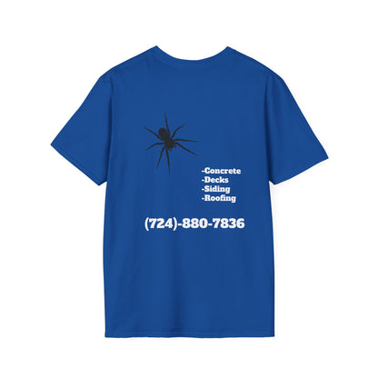 Copy of Unisex Softstyle T-Shirt - Bad Company Roofing & Construction Graphic Tee