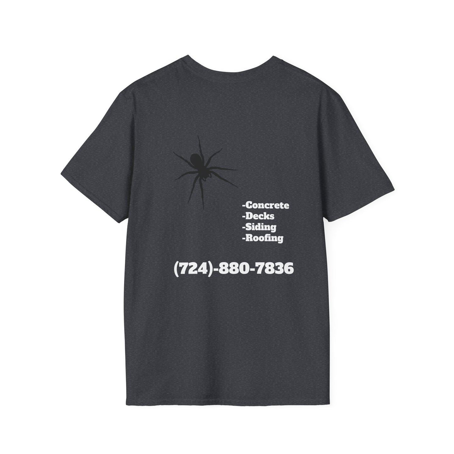Copy of Unisex Softstyle T-Shirt - Bad Company Roofing & Construction Graphic Tee