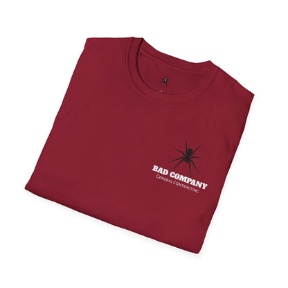 Copy of Unisex Softstyle T-Shirt - Bad Company Roofing & Construction Graphic Tee