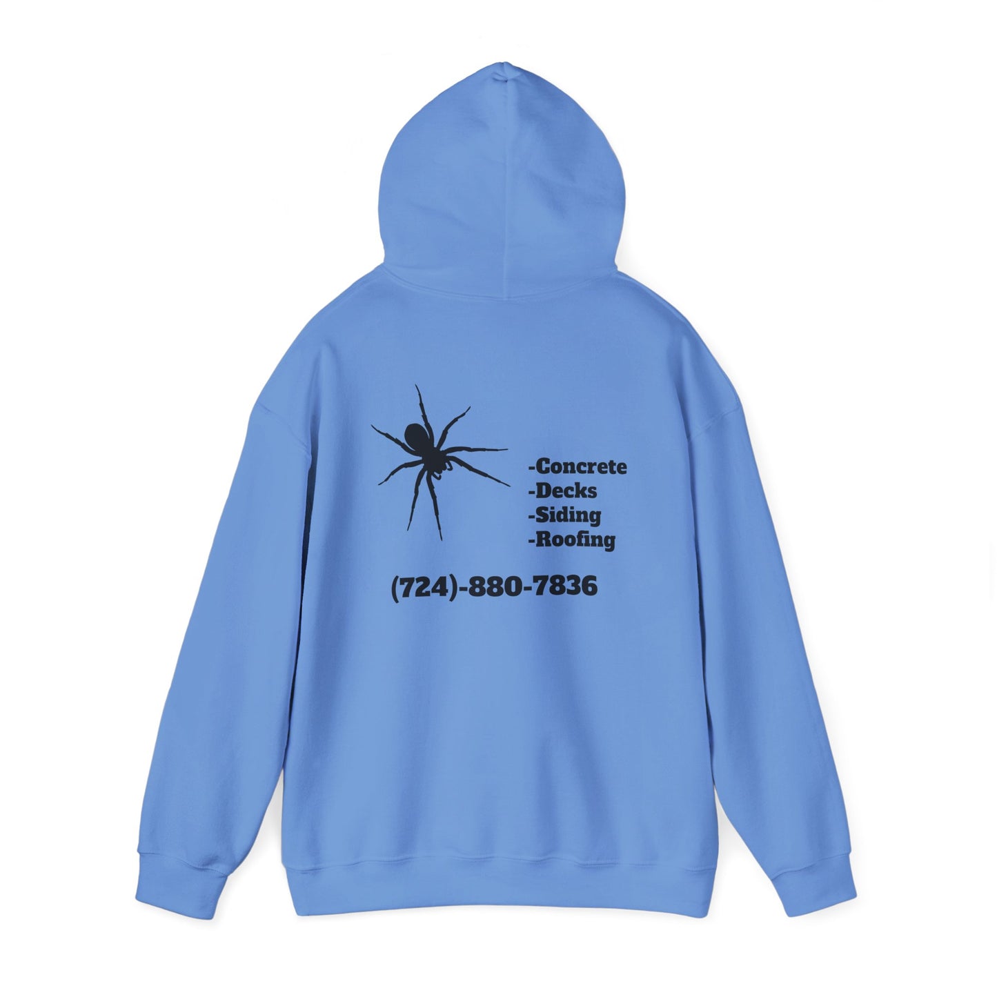 Spider Design Unisex Heavy Blend™ Hooded Sweatshirt - BAD COMPANY Contracting