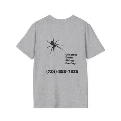 Copy of Unisex Softstyle T-Shirt - Bad Company Roofing & Construction Graphic Tee