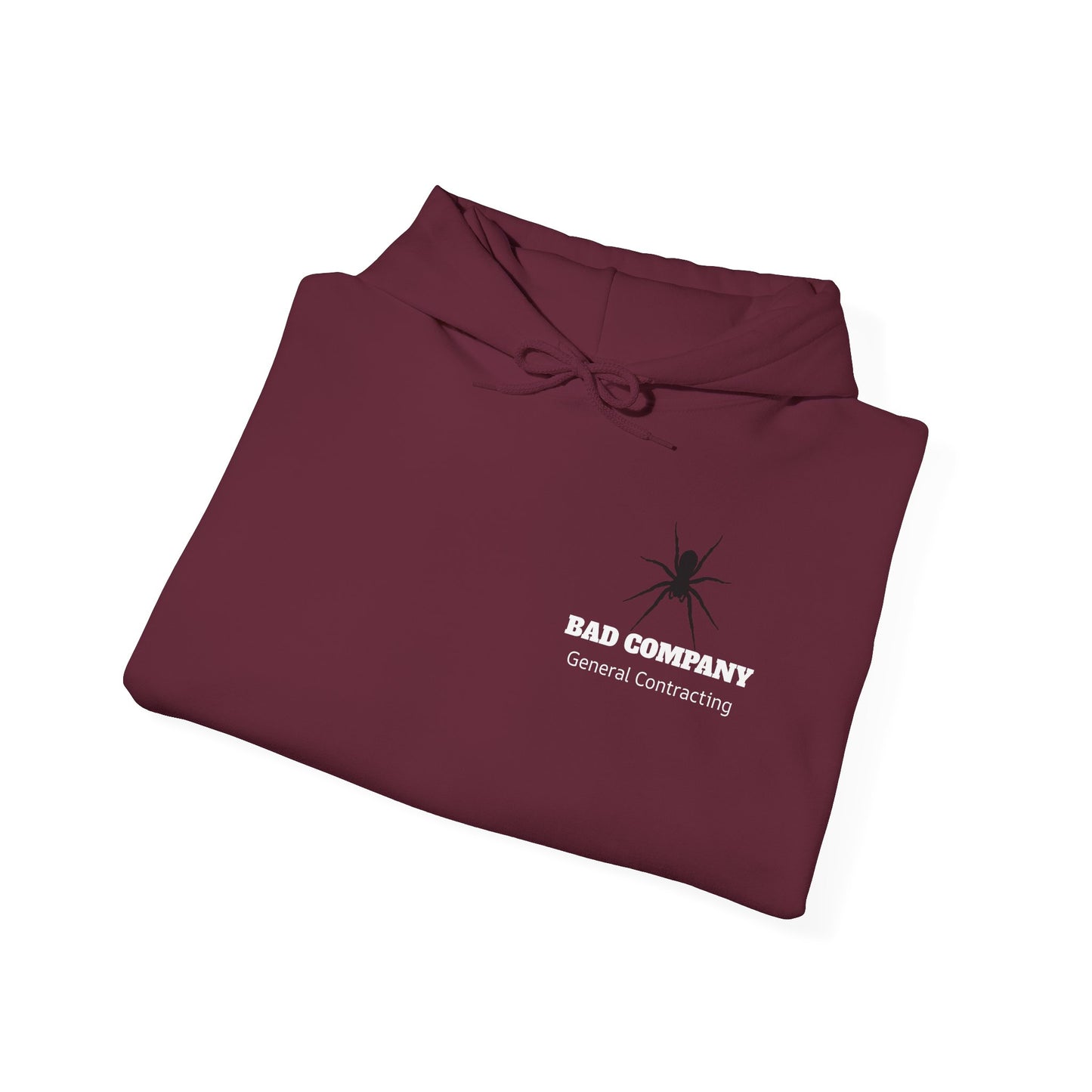 Spider Design Unisex Heavy Blend™ Hooded Sweatshirt - BAD COMPANY Contracting