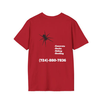 Copy of Unisex Softstyle T-Shirt - Bad Company Roofing & Construction Graphic Tee