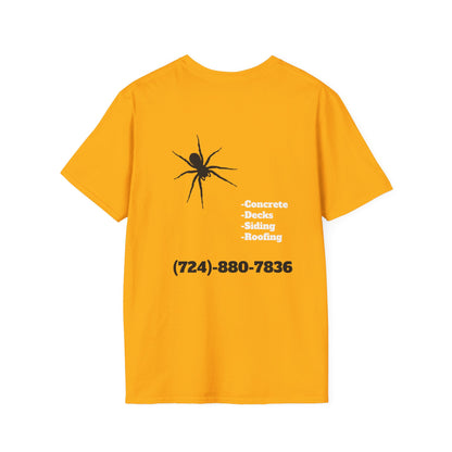 Copy of Unisex Softstyle T-Shirt - Bad Company Roofing & Construction Graphic Tee