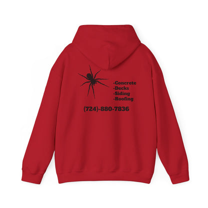 Spider Design Unisex Heavy Blend™ Hooded Sweatshirt - BAD COMPANY Contracting