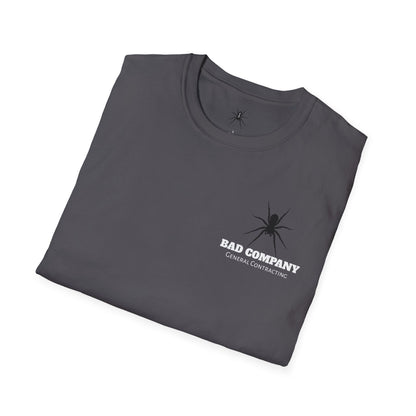 Copy of Unisex Softstyle T-Shirt - Bad Company Roofing & Construction Graphic Tee